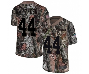 Men's Nike Chicago Bears #44 Nick Kwiatkoski Limited Camo Rush Realtree NFL Jersey