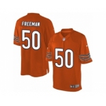 Men's Nike Chicago Bears #50 Jerrell Freeman Limited Orange Alternate NFL Jersey