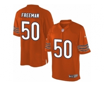 Men's Nike Chicago Bears #50 Jerrell Freeman Limited Orange Alternate NFL Jersey