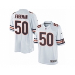 Men's Nike Chicago Bears #50 Jerrell Freeman Limited White NFL Jersey