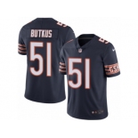 Men's Nike Chicago Bears #51 Dick Butkus Limited Navy Blue Rush NFL Jersey