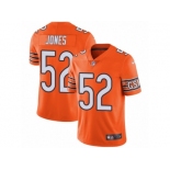 Men's Nike Chicago Bears #52 Christian Jones Vapor Untouchable Limited Orange Rush NFL Jersey