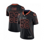 Men's Nike Chicago Bears #52 Khalil Mack Limited Lights Out Black Rush NFL Jersey