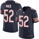 Men's Nike Chicago Bears #52 Khalil Mack Navy Blue Team Color Vapor Untouchable Limited Player NFL Jersey