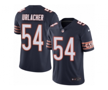 Men's Nike Chicago Bears #54 Brian Urlacher Limited Navy Blue Rush NFL Jersey