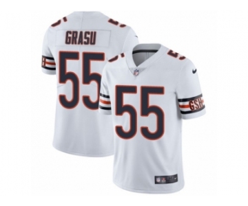 Men's Nike Chicago Bears #55 Hroniss Grasu Vapor Untouchable Limited White NFL Jersey