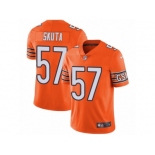 Men's Nike Chicago Bears #57 Dan Skuta Vapor Untouchable Limited Orange Rush NFL Jersey