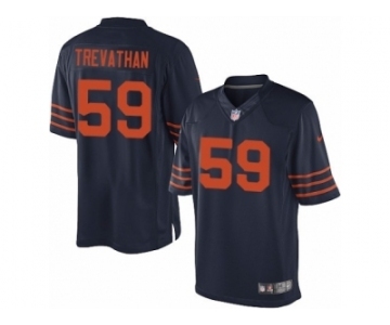 Men's Nike Chicago Bears #59 Danny Trevathan Limited Navy Blue 1940s Throwback Alternate NFL Jersey