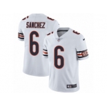 Men's Nike Chicago Bears #6 Mark Sanchez Vapor Untouchable Limited White NFL Jersey