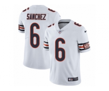 Men's Nike Chicago Bears #6 Mark Sanchez Vapor Untouchable Limited White NFL Jersey