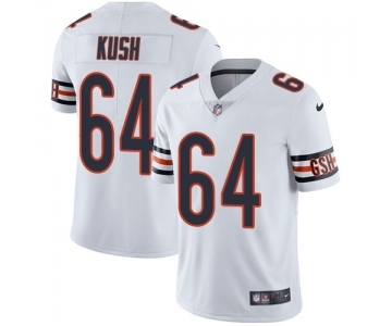 Men's Nike Chicago Bears #64 Eric Kush White Vapor Untouchable Limited Player NFL Jersey