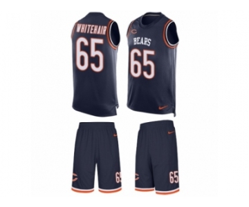 Men's Nike Chicago Bears #65 Cody Whitehair Limited Navy Blue Tank Top Suit NFL Jersey