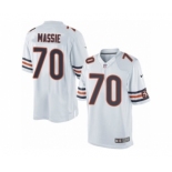 Men's Nike Chicago Bears #70 Bobby Massie Limited White NFL Jersey