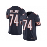 Men's Nike Chicago Bears #74 Jonathan Bullard Limited Navy Blue Rush NFL Jersey