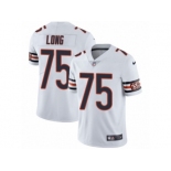 Men's Nike Chicago Bears #75 Kyle Long Vapor Untouchable Limited White NFL Jersey