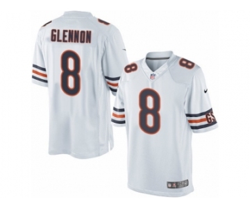 Men's Nike Chicago Bears #8 Mike Glennon Limited White NFL Jersey