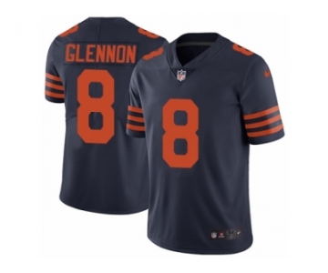 Men's Nike Chicago Bears #8 Mike Glennon Vapor Untouchable Limited Navy Blue 1940s Throwback Alternate NFL Jersey