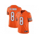 Men's Nike Chicago Bears #8 Mike Glennon Vapor Untouchable Limited Orange Rush NFL Jersey