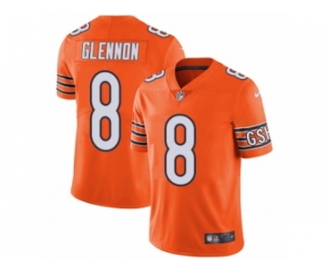 Men's Nike Chicago Bears #8 Mike Glennon Vapor Untouchable Limited Orange Rush NFL Jersey