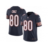 Men's Nike Chicago Bears #80 Victor Cruz Navy Blue Team Color Vapor Untouchable Limited Player NFL Jersey