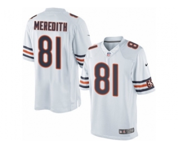 Men's Nike Chicago Bears #81 Cameron Meredith Limited White NFL Jersey