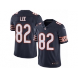 Men's Nike Chicago Bears #82 Khari Lee Limited Navy Blue Rush NFL Jersey