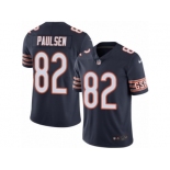 Men's Nike Chicago Bears #82 Logan Paulsen Limited Navy Blue Rush NFL Jersey