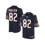 Men's Nike Chicago Bears #82 Logan Paulsen Limited Navy Blue Team Color NFL Jersey