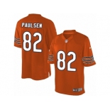 Men's Nike Chicago Bears #82 Logan Paulsen Limited Orange Alternate NFL Jersey