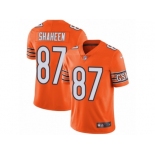 Men's Nike Chicago Bears #87 Adam Shaheen Vapor Untouchable Limited Orange Rush NFL Jersey