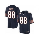 Men's Nike Chicago Bears #88 Dion Sims Limited Navy Blue Team Color NFL Jersey