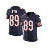 Men's Nike Chicago Bears #89 Mike Ditka Limited Navy Blue Rush NFL Jersey