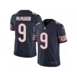 Men's Nike Chicago Bears #9 Jim McMahon Limited Navy Blue Rush NFL Jersey