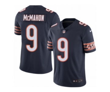 Men's Nike Chicago Bears #9 Jim McMahon Limited Navy Blue Rush NFL Jersey