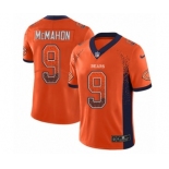 Men's Nike Chicago Bears #9 Jim McMahon Limited Orange Rush Drift Fashion NFL Jersey