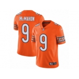 Men's Nike Chicago Bears #9 Jim McMahon Vapor Untouchable Limited Orange Rush NFL Jersey