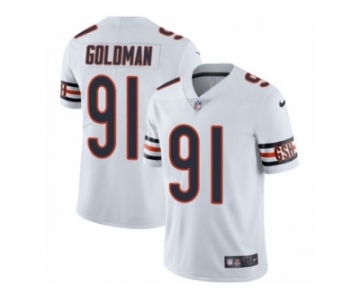 Men's Nike Chicago Bears #91 Eddie Goldman Vapor Untouchable Limited White NFL Jersey