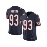 Men's Nike Chicago Bears #93 Will Sutton Limited Navy Blue Rush NFL Jersey