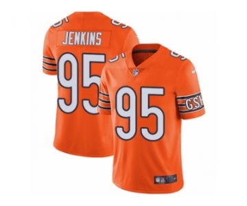 Men's Nike Chicago Bears #95 John Jenkins Vapor Untouchable Limited Orange Rush NFL Jersey