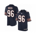 Men's Nike Chicago Bears #96 Akiem Hicks Limited Navy Blue Team Color NFL Jersey