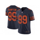 Men's Nike Chicago Bears #99 Dan Hampton Vapor Untouchable Limited Navy Blue 1940s Throwback Alternate NFL Jersey