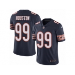 Men's Nike Chicago Bears #99 Lamarr Houston Limited Navy Blue Rush NFL Jersey