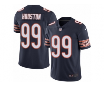 Men's Nike Chicago Bears #99 Lamarr Houston Limited Navy Blue Rush NFL Jersey