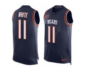 Nike Bears #11 Kevin White Navy Blue Team Color Men's Stitched NFL Limited Tank Top Jersey