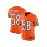 Nike Chicago Bears #58 Roquan Smith Orange Men Stitched NFL Limited Rush Jersey