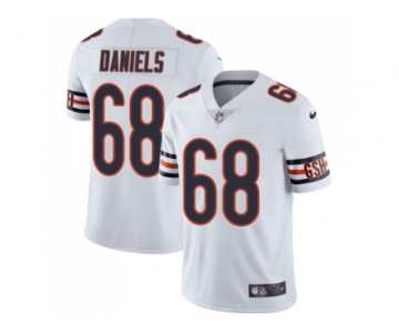 Nike Chicago Bears #68 James Daniels White Men Stitched NFL Vapor Untouchable Limited Jersey