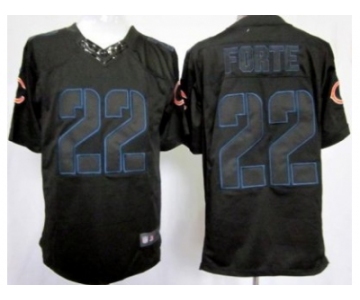 Nike NFL Jersey Chicago Bears #22 Matt Forte Blacks[Nike Impact Limited]