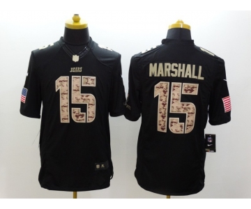 nike nfl jerseys chicago bears #15 marshall black[salute to service limited]