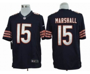 nike nfl jerseys chicago bears #15 marshall blue[nike limited]