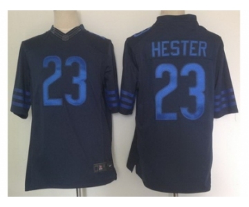 nike nfl jerseys chicago bears #23 devin hester blue[drenched limited]